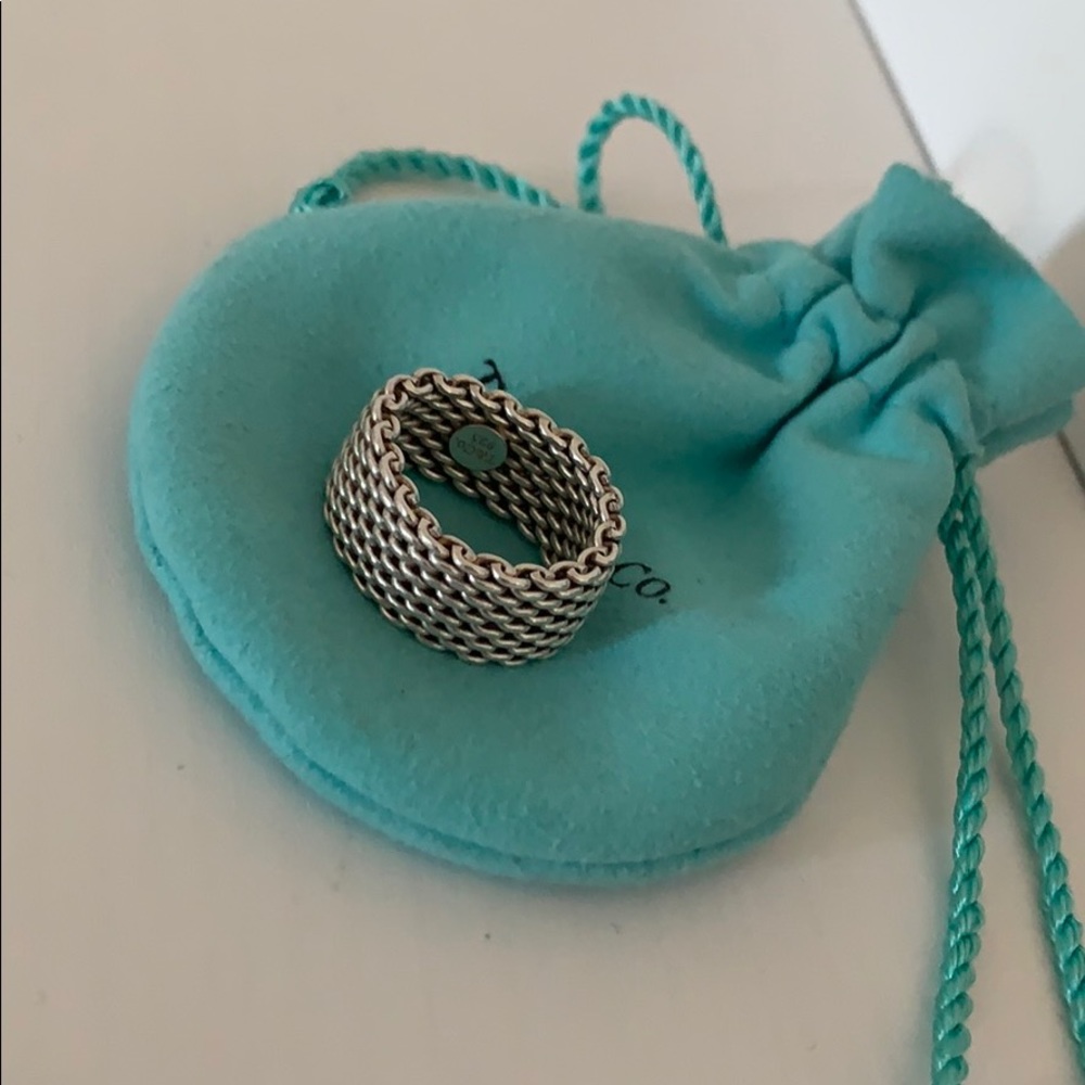 Tiffany & Co. sommerset mesh ring